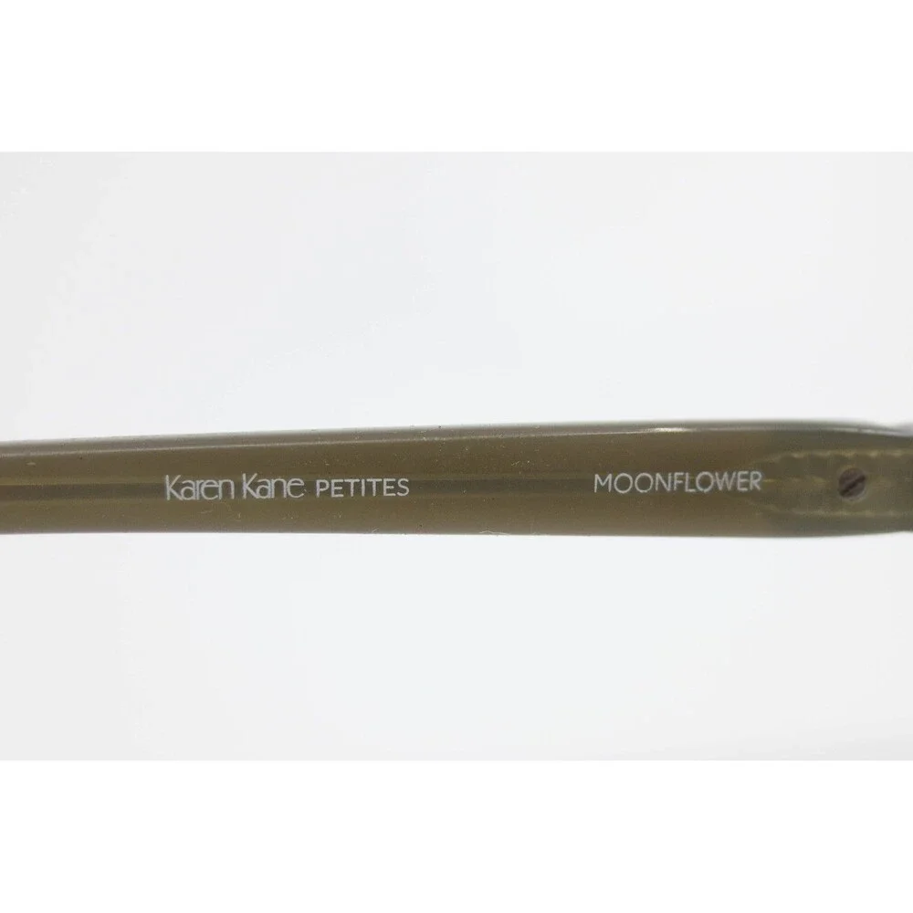Karen Kane Petites Moonflower Black Olive Cat Eye Eyeglass Frames 49-15-135